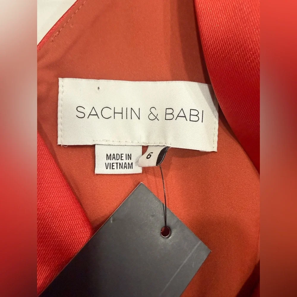 Sachin + Babi Vibrant Red Maxi Dress - Picture 10 of 13